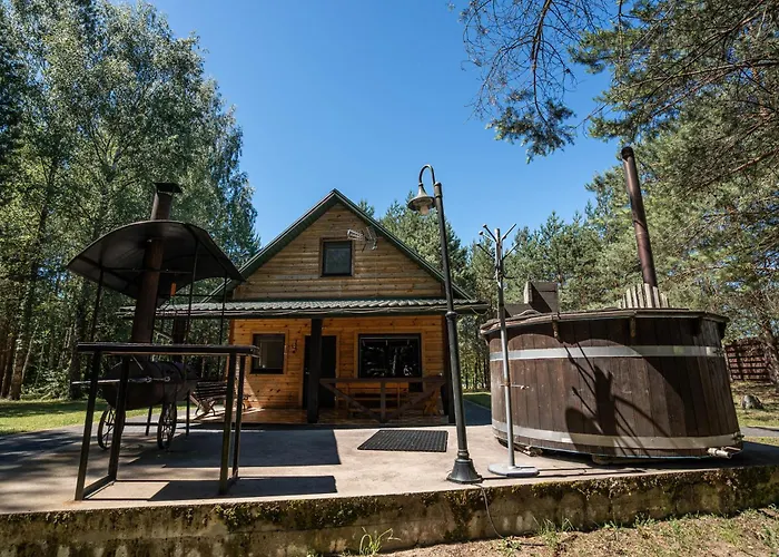 Namelis Su Pirtele Ferienhaus Druskininkai